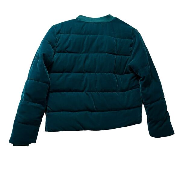 Kids Teal Puffer Jacket - Picture 4 of 6